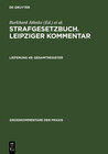 Buchcover Strafgesetzbuch. Leipziger Kommentar / Gesamtregister