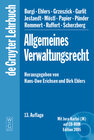 Buchcover Allgemeines Verwaltungsrecht