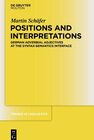 Buchcover Positions and Interpretations