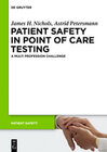Buchcover Patient Safety in Point of Care Testing