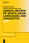 Buchcover Annual Review of South Asian Languages and Linguistics