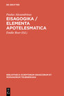 Buchcover Eisagogika / Elementa apotelesmatica