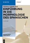 Buchcover Einführung in die Morphologie des Spanischen