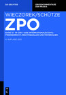 Buchcover Zivilprozessordnung und Nebengesetze / §§ 1067-1109; Internationales Zivilprozessrecht; Rechtsquellen und Materialien