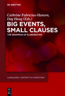 Buchcover Big Events, Small Clauses