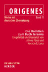Buchcover Origenes: Werke mit deutscher Übersetzung / Die Homilien zum Buch Jeremia