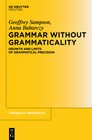 Buchcover Grammar Without Grammaticality