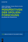 Buchcover Perspektiven der Spolienforschung 1