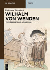 Buchcover Wilhalm von Wenden