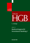 Buchcover Handelsgesetzbuch / Bankvertragsrecht