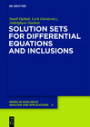 Buchcover Solution Sets for Differential Equations and Inclusions