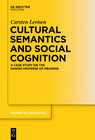 Buchcover Cultural Semantics and Social Cognition