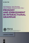 Buchcover Prosody and Embodiment in Interactional Grammar