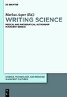 Buchcover Writing Science