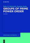 Buchcover Yakov Berkovich; Zvonimir Janko: Groups of Prime Power Order / Yakov Berkovich; Zvonimir Janko: Groups of Prime Power Or
