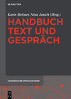 Buchcover Handbuch Text und Gespräch