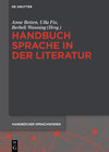 Buchcover Handbuch Sprache in der Literatur