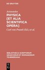 Buchcover Physica [et alia scientifica opera]