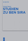 Buchcover Studien zu Ben Sira