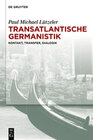 Buchcover Transatlantische Germanistik
