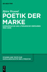 Buchcover Poetik der Marke