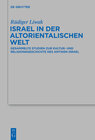 Buchcover Israel in der altorientalischen Welt