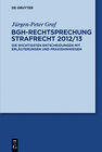 Buchcover BGH-Rechtsprechung Strafrecht 2012/13
