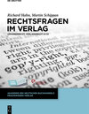 Buchcover Rechtsfragen im Verlag