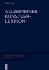Buchcover Allgemeines Künstlerlexikon (AKL). Register zu den Bänden 71-80 / Länder