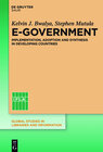 Buchcover E-Government