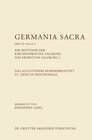 Buchcover Germania Sacra. Dritte Folge / Das Augustinerchorherrenstift St. Zeno in Reichenhall. Die Bistümer der Kirchenprovinz Sa