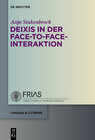 Buchcover Deixis in der face-to-face-Interaktion