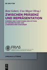 Buchcover Zwischen Präsenz und Repräsentation