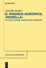 Buchcover D. Magnus Ausonius, "Mosella"