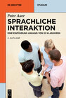 Buchcover Sprachliche Interaktion