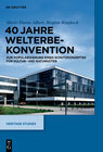 Buchcover 40 Jahre Welterbekonvention
