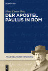 Buchcover Der Apostel Paulus in Rom