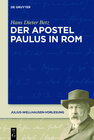 Buchcover Der Apostel Paulus in Rom