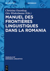 Buchcover Manuel des frontières linguistiques dans la Romania