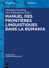 Buchcover Manuel des frontières linguistiques dans la Romania