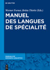 Buchcover Manuel des langues de spécialité