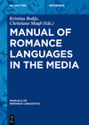 Buchcover Manual of Romance Languages in the Media
