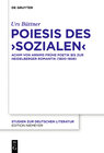 Buchcover Poiesis des ‚Sozialen‘