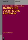 Buchcover Handbuch Juristische Rhetorik