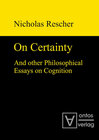 Buchcover On certainty and other philosophical essays on cognition
