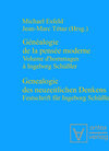 Buchcover Genealogie des neuzeitlichen Denkens / Généalogie de la pensée moderne