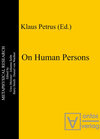 Buchcover On Human Persons