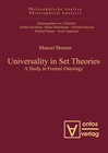 Buchcover Universality in Set Theories