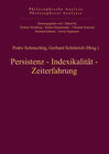 Buchcover Persistenz, Indexikalität, Zeiterfahrung