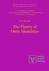 Buchcover The Theory of Ontic Modalities